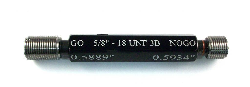 Dưỡng kiểm ren dạng trụ 5/8-18 UNF-3B, gồm 2 đầu GO & NO GO, tiêu chuẩn JIS thương hiệu Sokuhansha ( giao ngẫu nhiên SHS hoặc JPG )